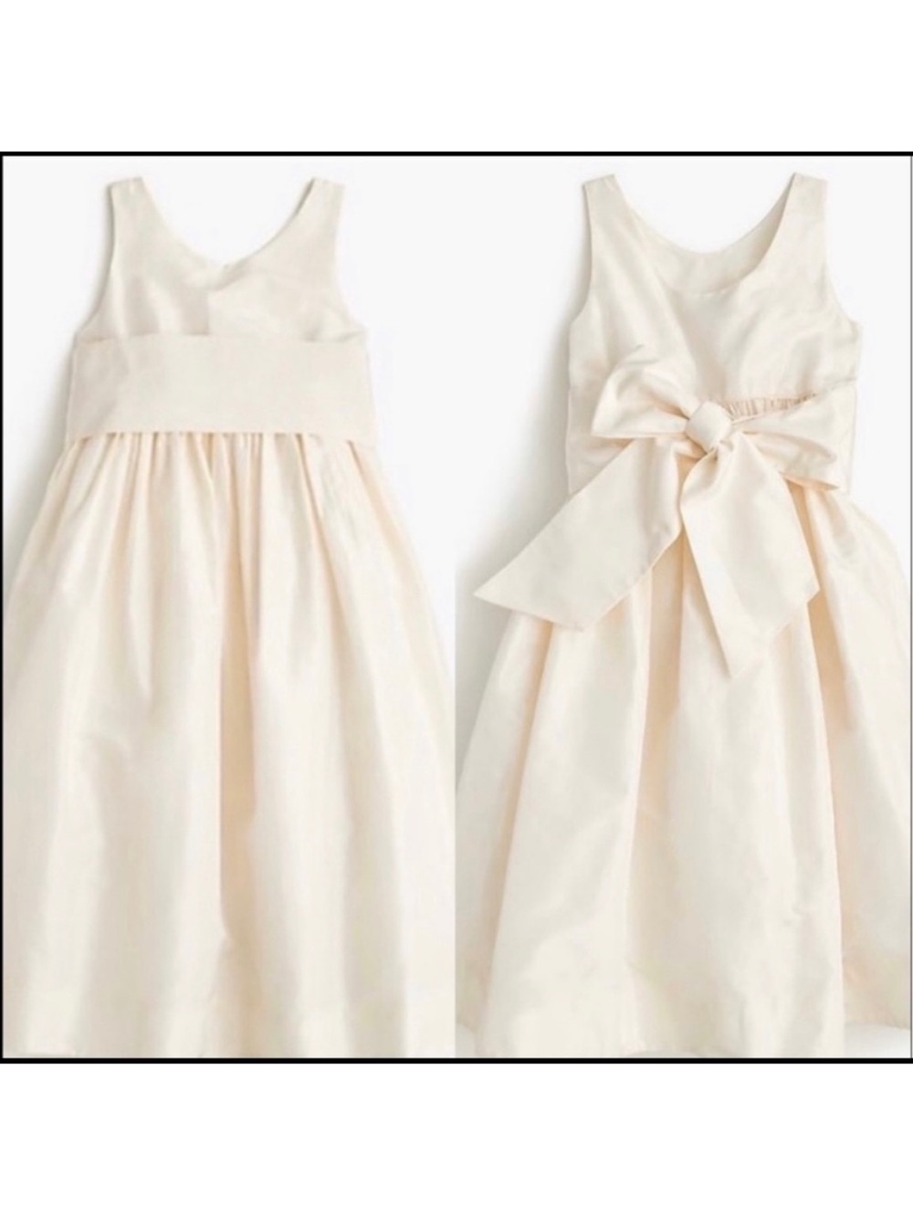 J. CREW Crewcuts Girls Avery Dress in Silk Taffeta NWT